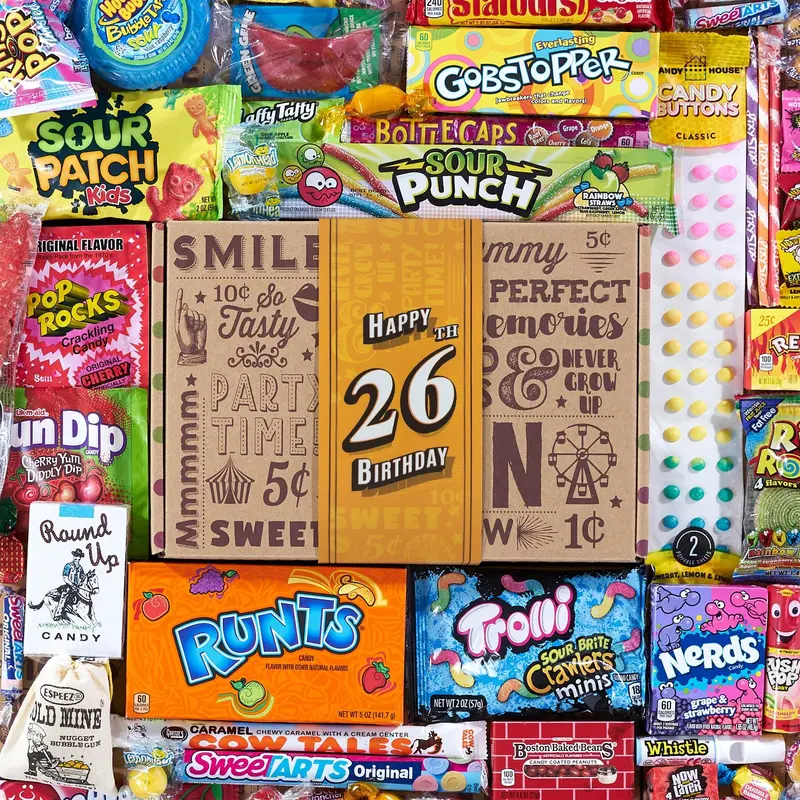 26th Birthday Retro Candy Gift