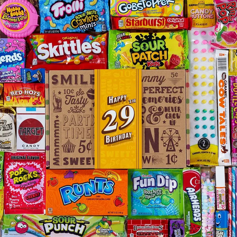 29th Birthday Retro Candy Gift