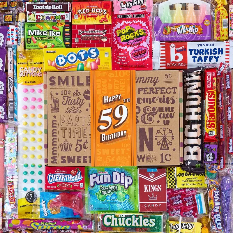 59th Birthday Retro Candy Gift