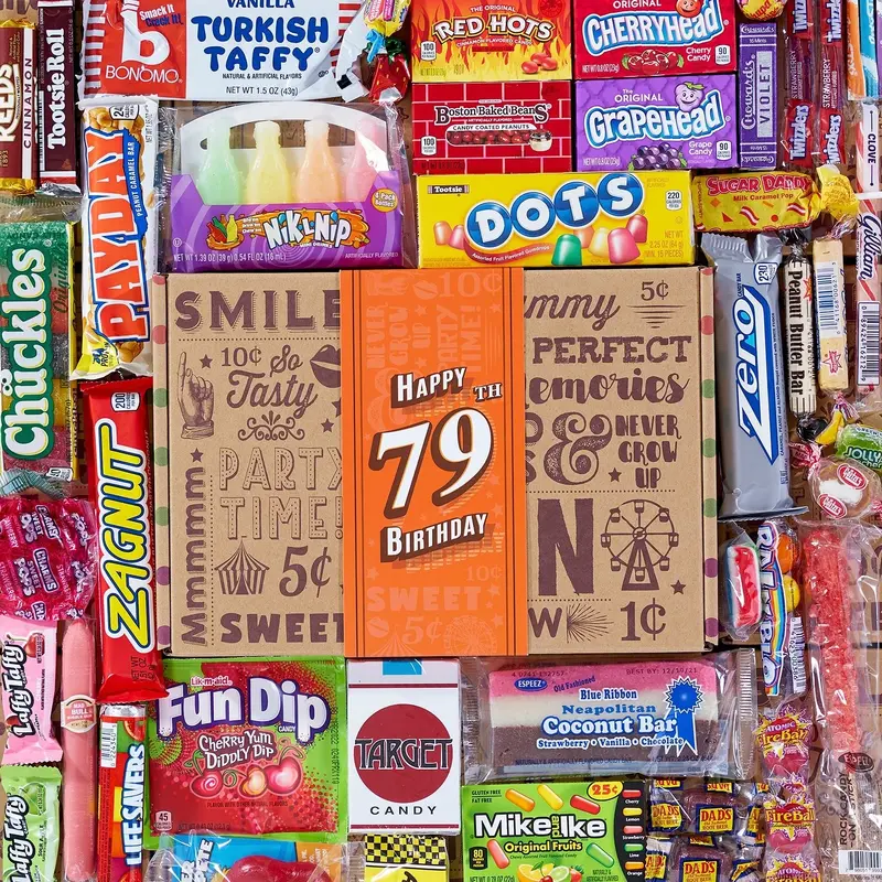 79th Birthday Retro Candy Gift