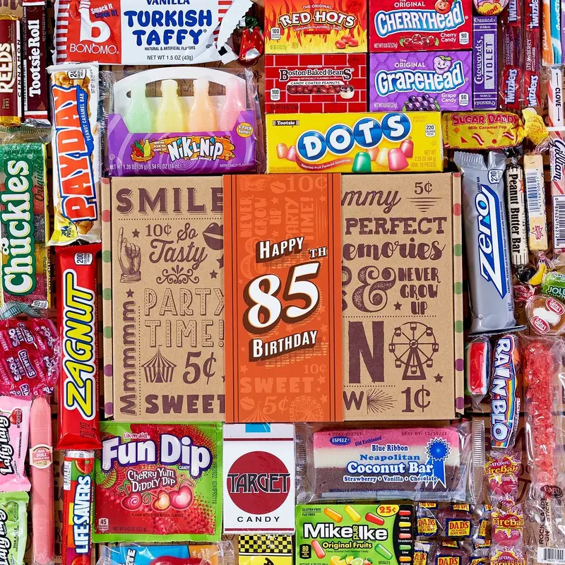 85th Birthday Retro Candy Gift