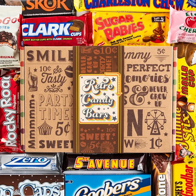 Retro Chocolate Candy Bars