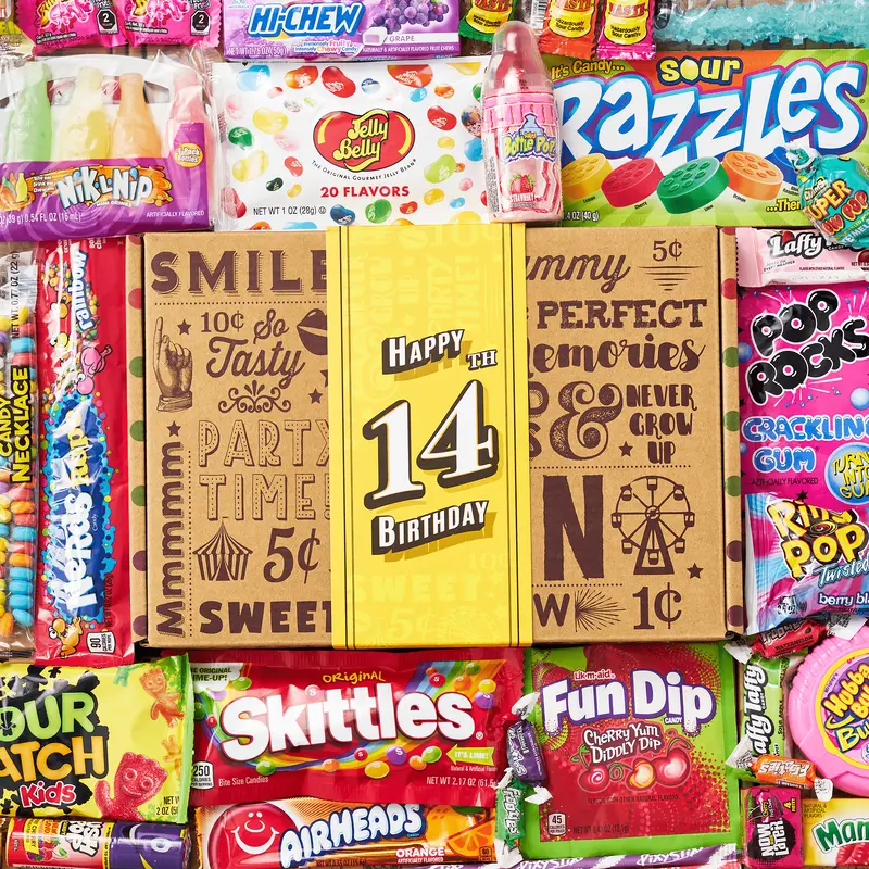 14th Birthday Retro Candy Gift