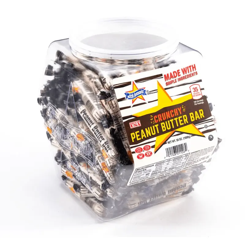 Atkinsons Crunchy Peanut Butter Candy Bulk Tub (0.35 oz, 160 ct.)