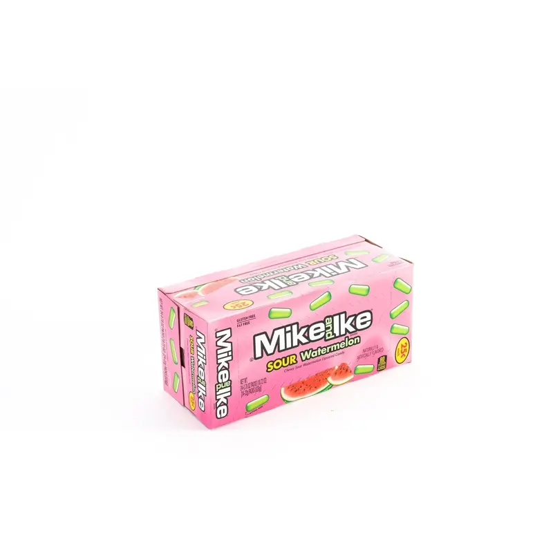 Mike And Ike Chewy Sour Watermelon Candy Bulk Box (0.78 oz, 24 ct.)