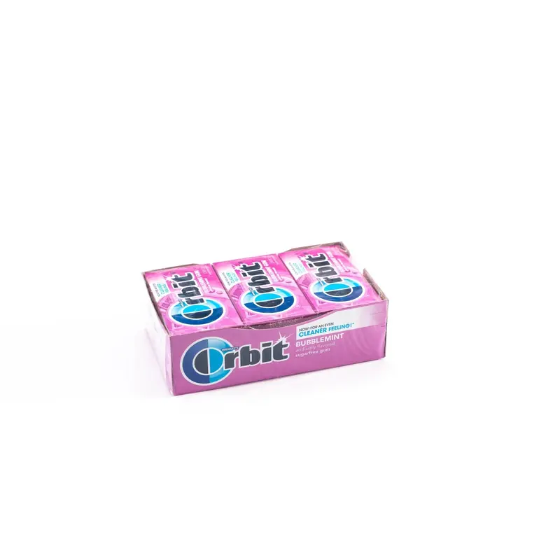 Orbit Wrigleys Bubblemint Sugar Free Gum Bulk Box (11.25 oz, 12 ct.)