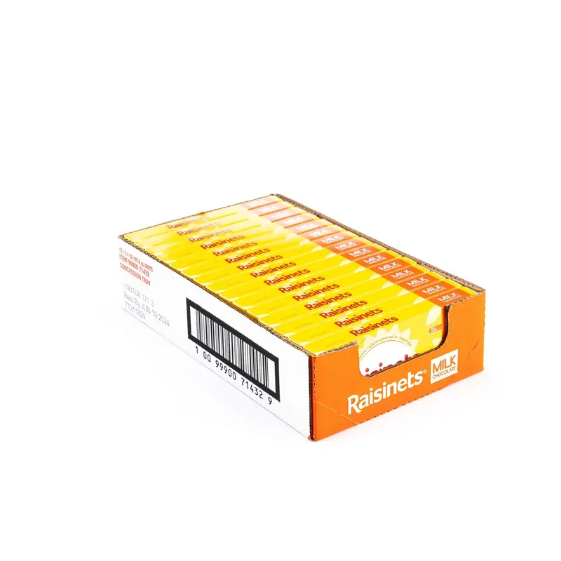 Raisinets Milk Chocolate Whole Fruit Bulk Box (3.1 oz, 15 ct.)