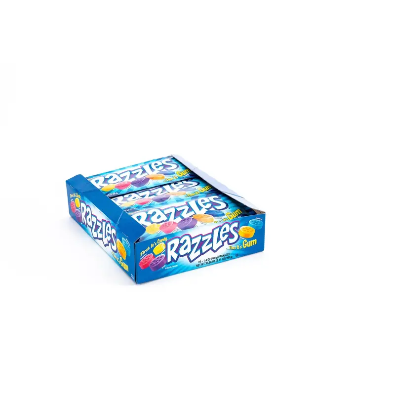 Razzles Candy Gum Assorted Bulk Box (1.4 oz, 24 ct.)
