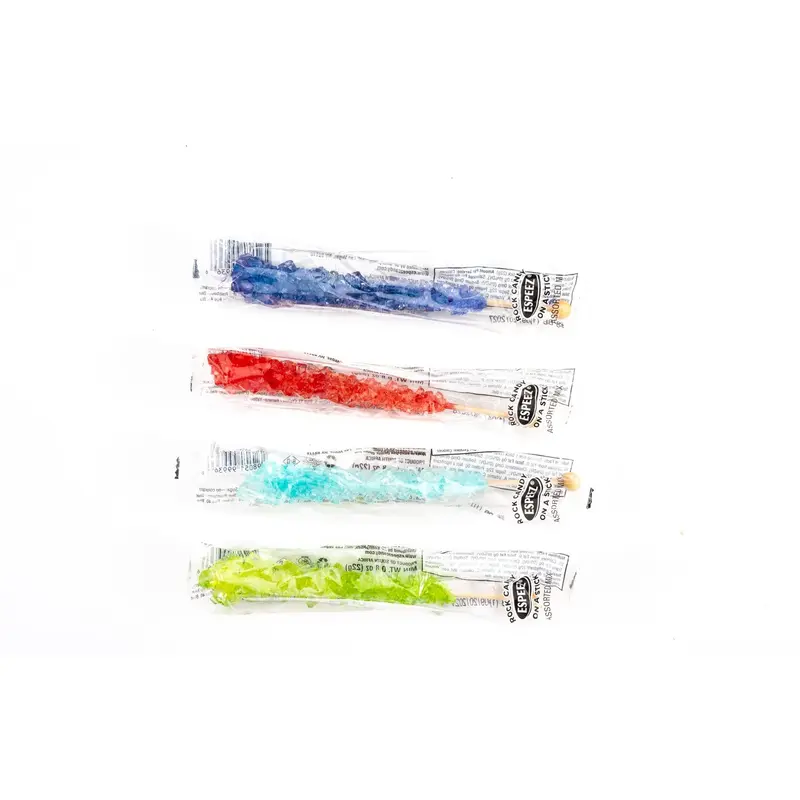 Rock Candy Crystal Stick Assorted Bulk Box (0.86 oz, 144 ct.)