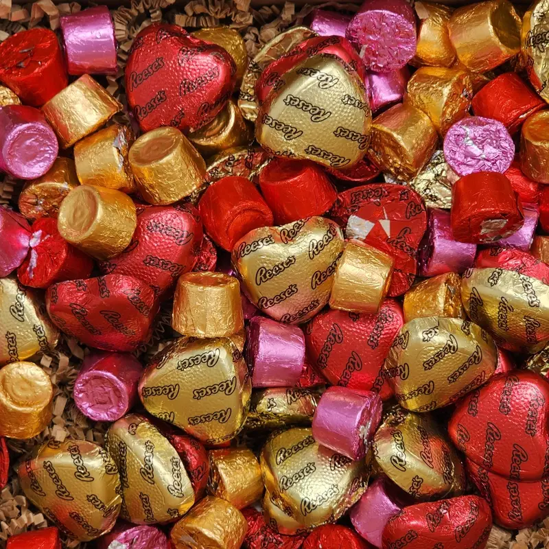 Valentines Reeses & Rolo Mix - Choose Size