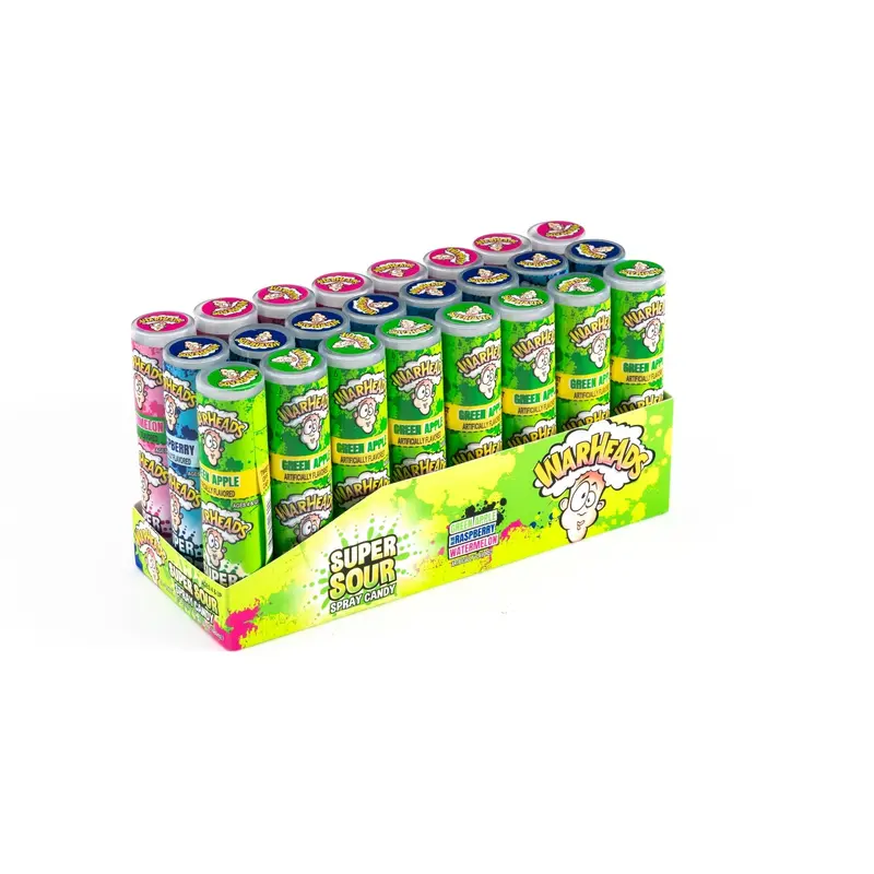Warheads Super Sour Spray Candy Bulk Box (0.68 oz, 24 ct.)