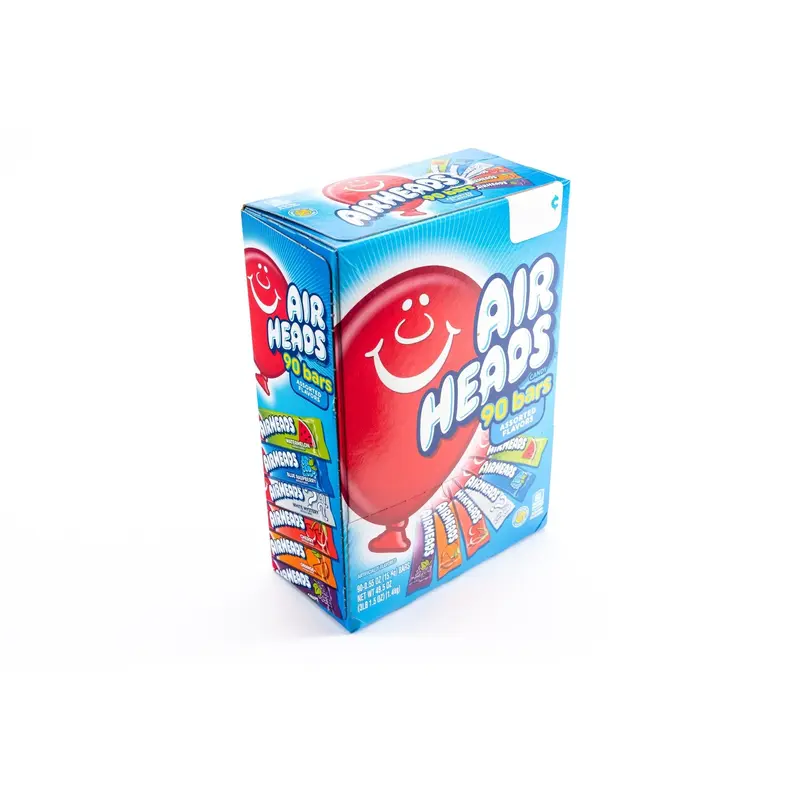 Airheads Assorted Flavors Taffy candy Bar Bulk Box (0.55 oz, 90 ct.)