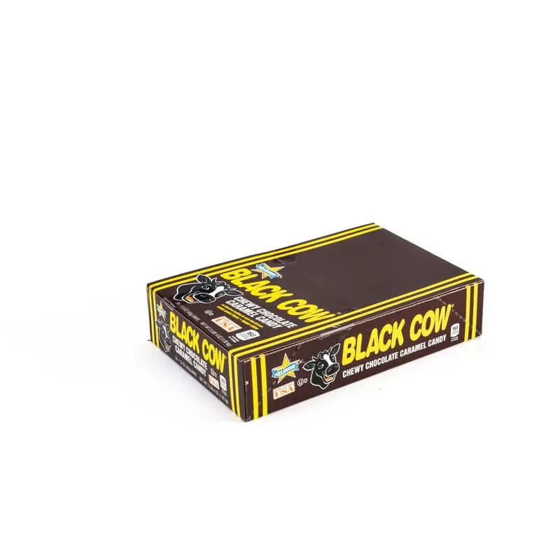 Atkinson's Black Cow Chewy Chocolate Full Size Candy Bar Bulk Box (1.5 oz, 24 ct.)