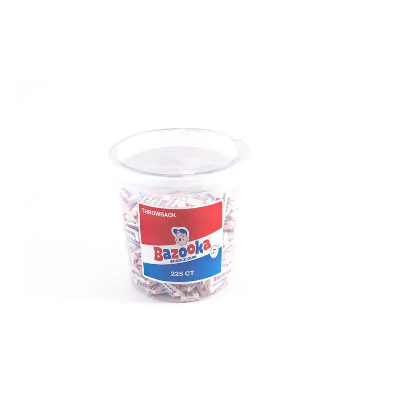 Bazooka Bubble Gum Individually Wrapped Bulk Tub (0.20 oz, 225 ct.)