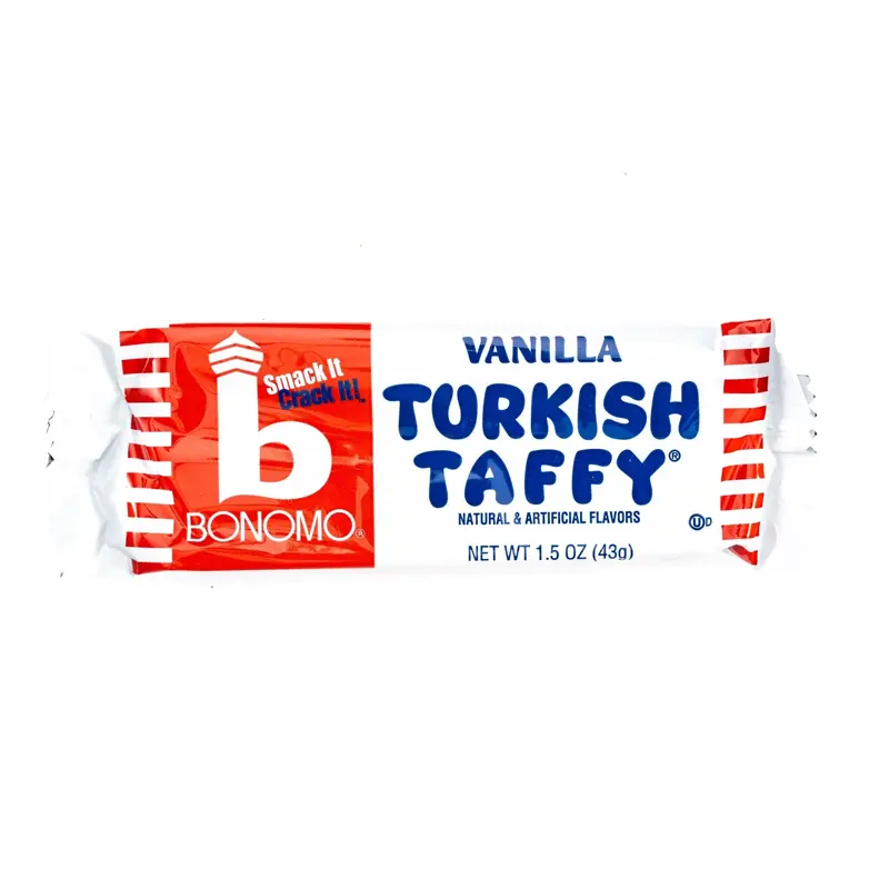 Bonomo Turkish Taffy Vanilla Flavor Bulk Box (1.5 oz)