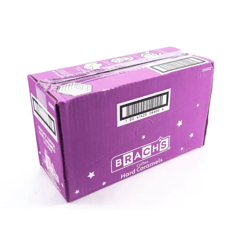 Brachs Nips Coffee Hard Candy Peg Bag Bulk Case (3.25 oz)