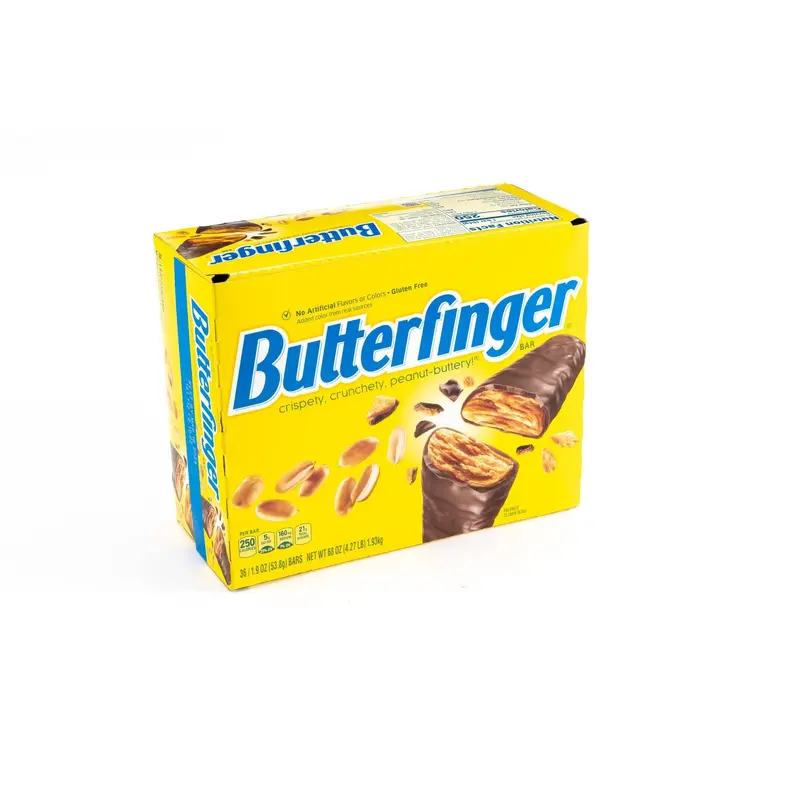 Butterfinger Chocolate Peanut Butter Full Size Candy Bar Bulk Box (1.9 oz, 36 ct.)