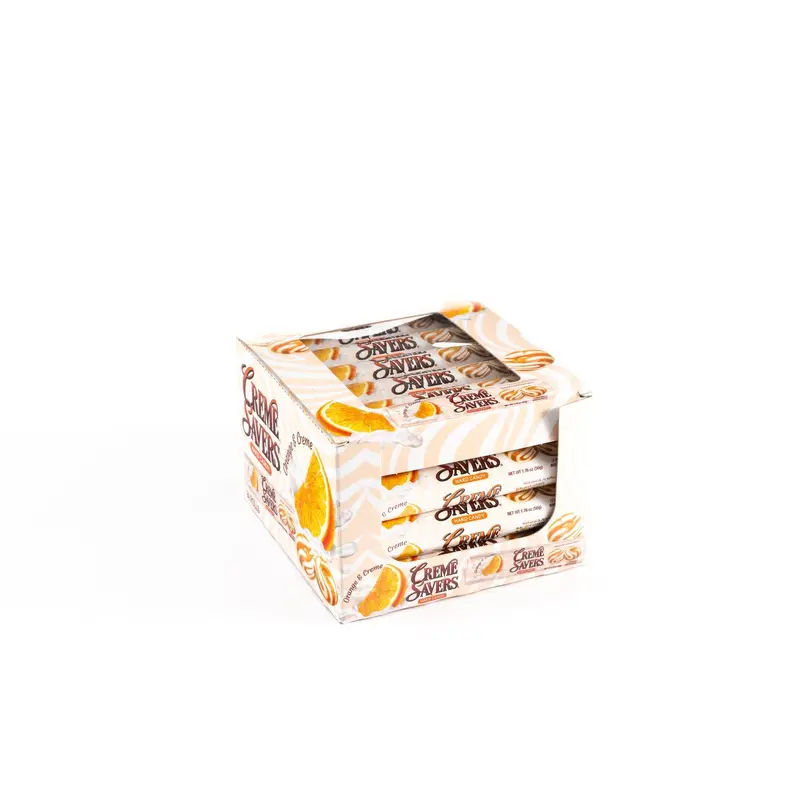 Creme Savers Orange & Creme Hard Candy Bulk Box (1.76 oz, 24 ct.)