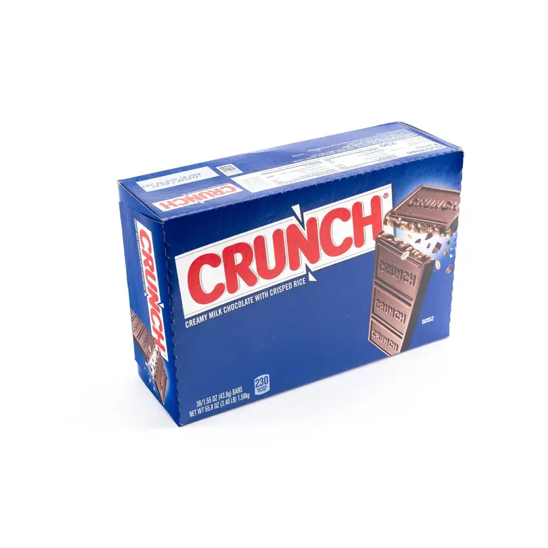 Crunch Creamy Milk Chocolate Candy Bar Bulk Box (1.55 oz, 36 ct.)