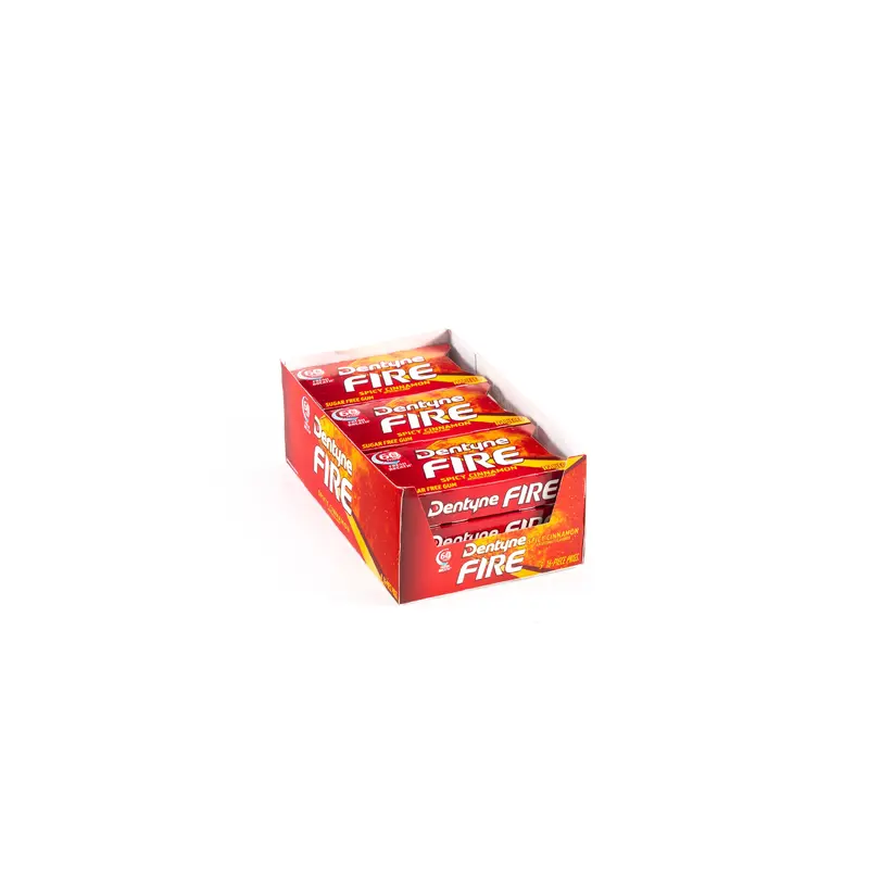 Dentyne Fire Spicy Cinnamon Sugar Free Gum Bulk Box (1.13 oz, 9 ct.)