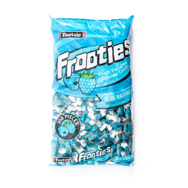 Frooties Blue Raspberry Chewy Candy Bulk Pack (0.11 oz, 360 ct.)