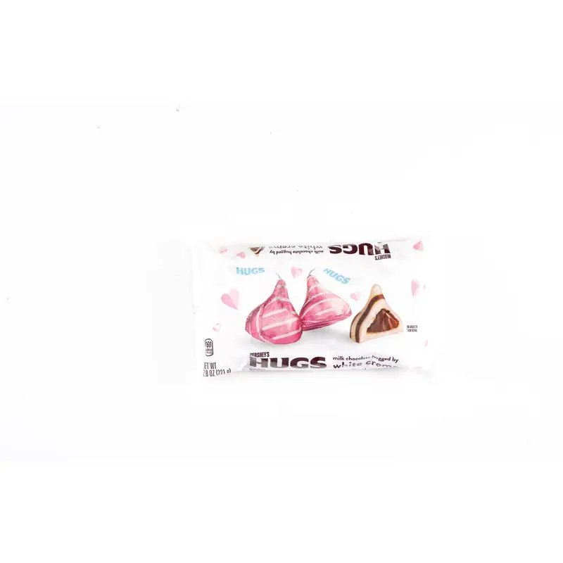 Hugs Valentines White Creme Hersheys Milk Chocolate Pack (7.8 oz)