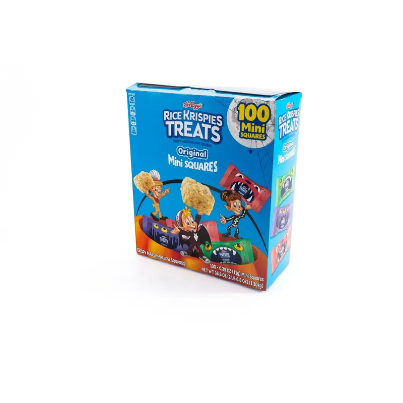 Kelloggs Rice Krispies Treats Mini Squares Snack Bulk Box (0.39 oz, 100 ct.)
