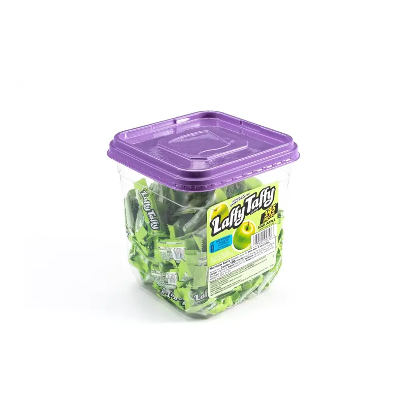 Laffy Taffy Sour Apple Candy Individually Wrapped Bulk Tub (0.34 oz, 145 ct.)