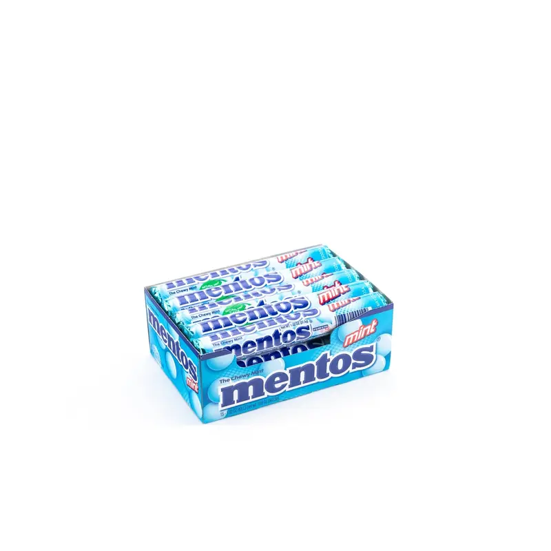 Mentos Chewy Mint Candy Full Size Roll Bulk Box (1.32 oz, 15 ct.)