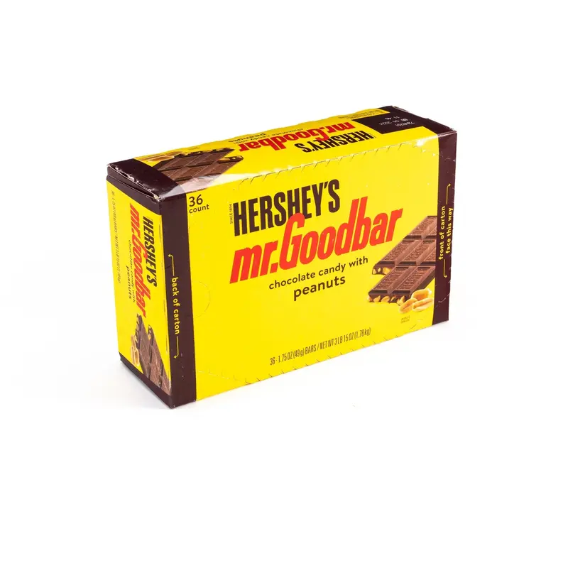 mr.Goodbar Chocolate Peanut Hersheys Candy Bar Bulk Box (1.75 oz, 36 ct.)
