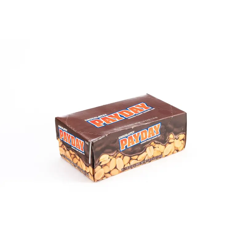 Payday Chocolatey Peanut Caramel Bar Candy Bulk Box (1.85 oz, 24 ct.)