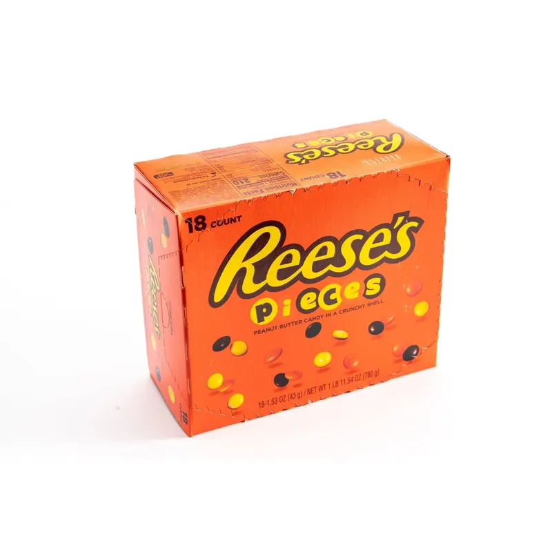 Reese's Pieces Peanut Butter Candy Bulk Box (1.53 oz, 18 ct.)