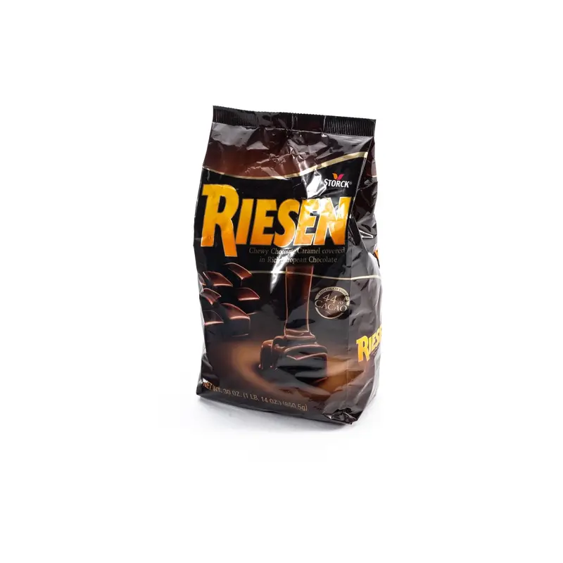Riesen Chewy Caramel Covered Chocolate Individually Wrapped Bulk Bag (30 oz)