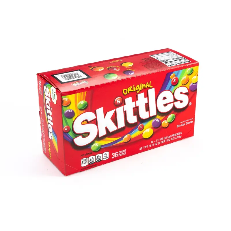 Skittles Chewy Candy Assorted Flavor Bulk Box (2.17 oz, 36 ct.)