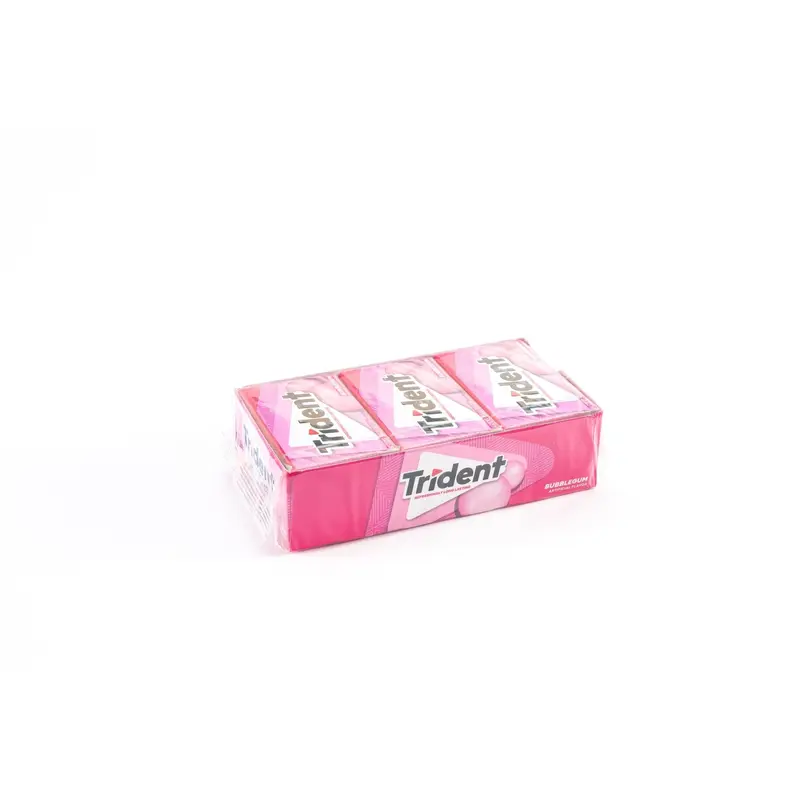 Trident Bubble Gum Sugar Free Gum Bulk Box (0.93 oz, 15 ct.)