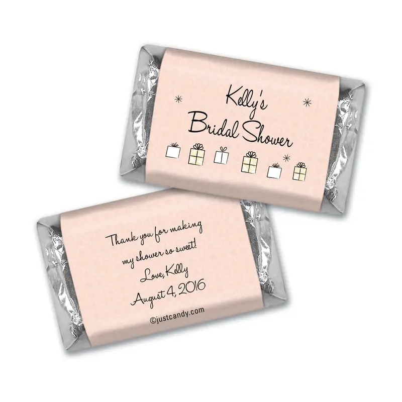 Bridal Shower Favor Personalized Hershey's Miniatures Many Gifts