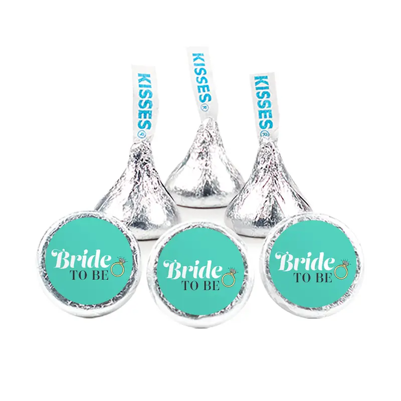 Bride to Be Hershey's Kisses Stickers Only