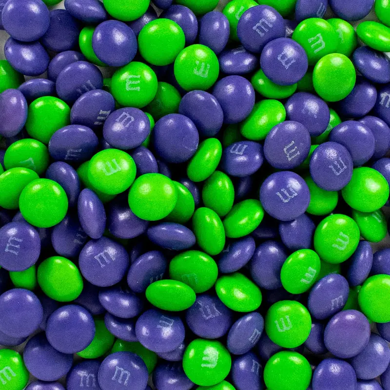 Halloween Green & Purple M&Ms Mix - 1.5 LB