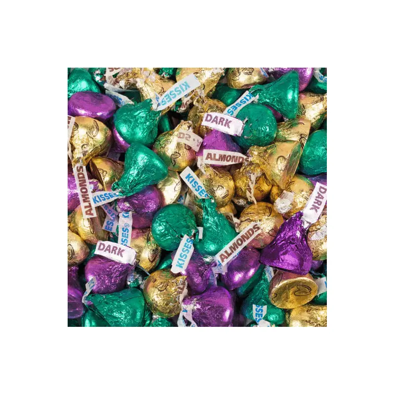 Hershey's Kisses Mardi Gras Mix
