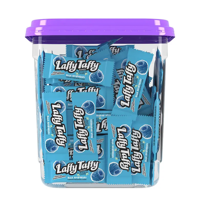 Wild Blue Raspberry Laffy Taffy - 145ct Tub