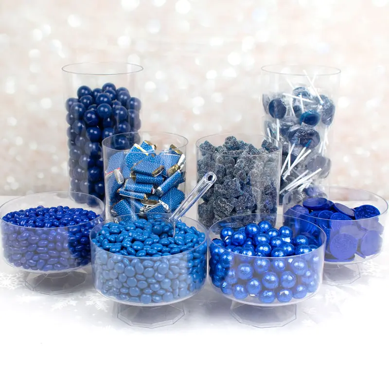 Blue Bulk Candy Buffet