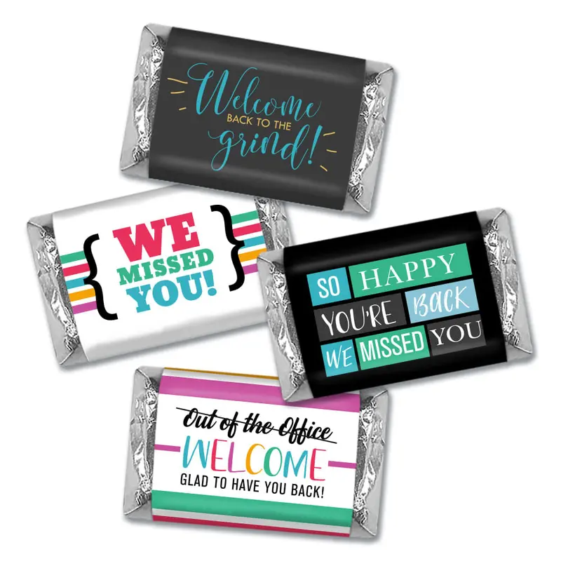 Wrapped Hershey's Miniatures Welcome Back Candy