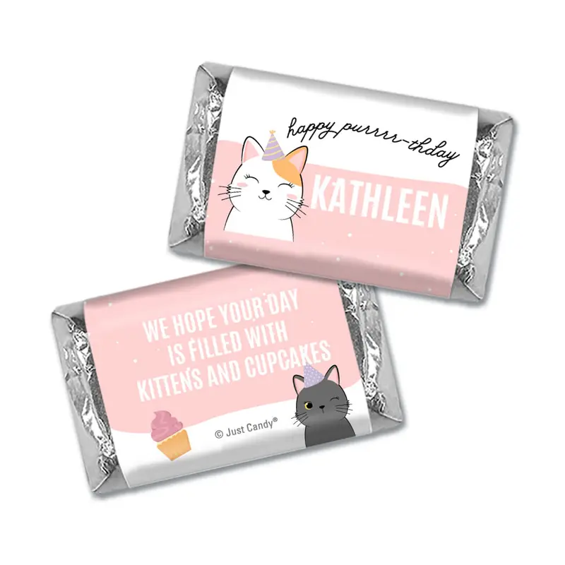 Cats Birthday Hershey's Miniatures