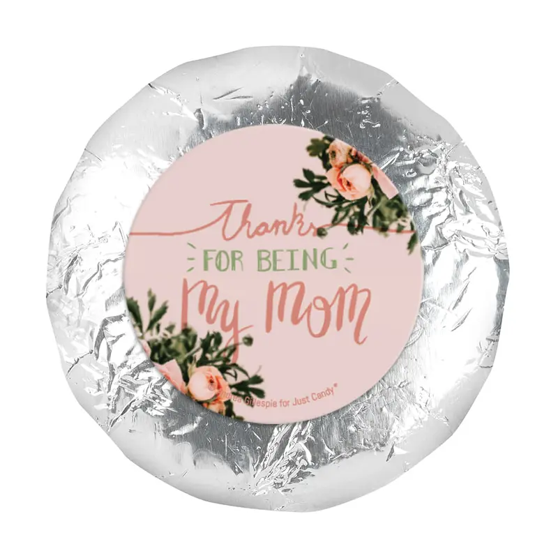 Mother's Day Thank You Bouquet 1.25" Sticker (48 Stickers)