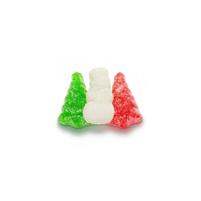 Christmas Gummi Snowmen & Trees with Snow