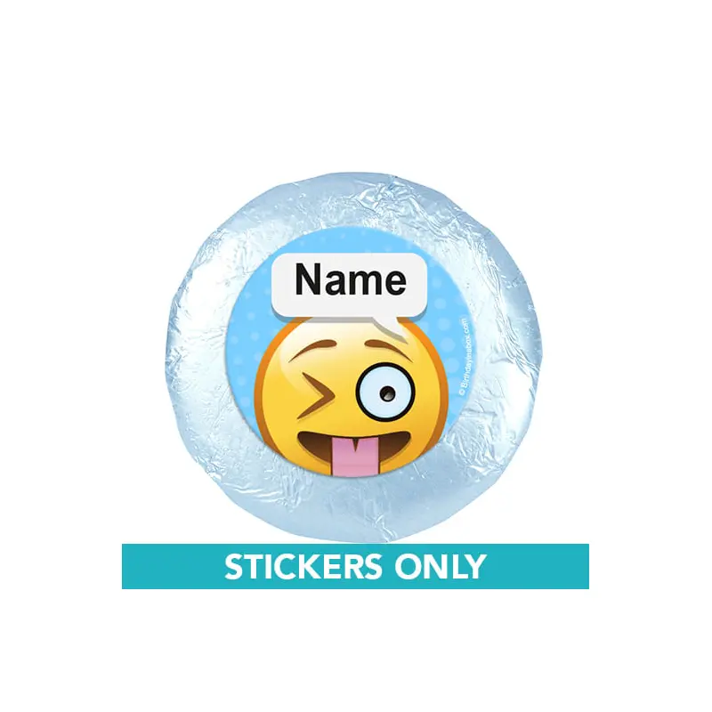 Emojis Personalized 1.25" Stickers (48 Stickers)