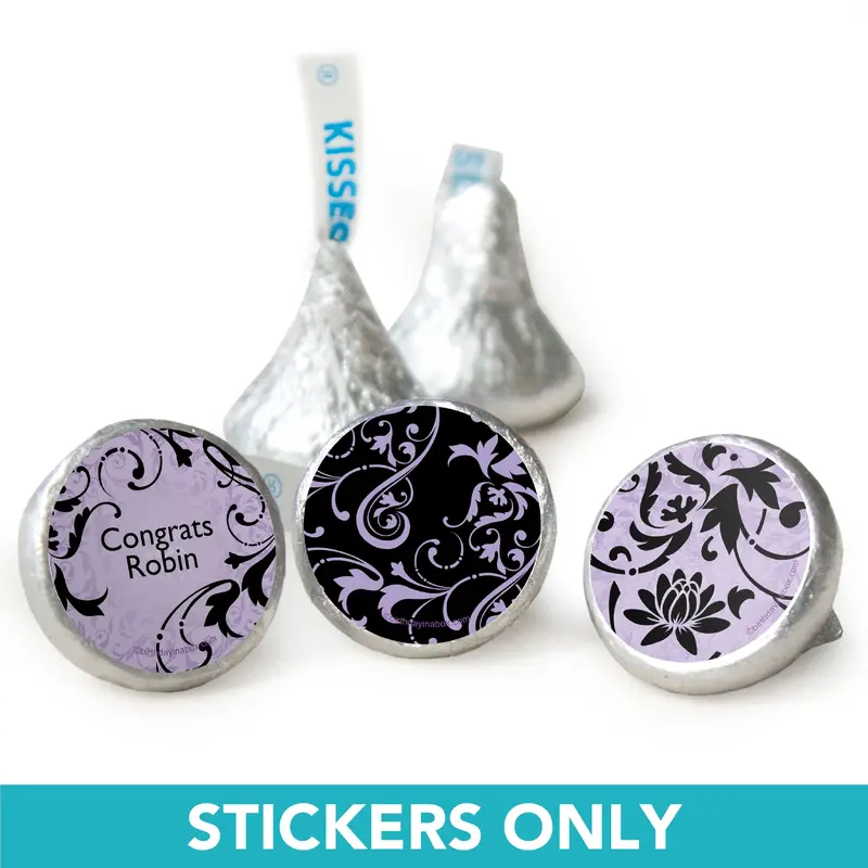 Birthday 3/4" Sticker Descendants Personalized Stickers (108 Stickers)