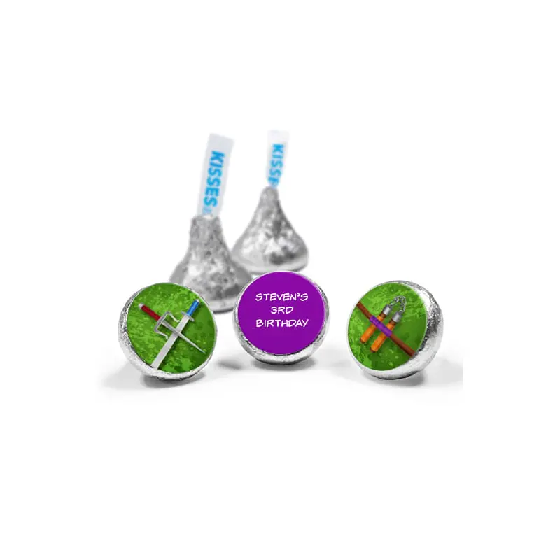 Personalized Birthday Ninja Power Hershey's Kisses