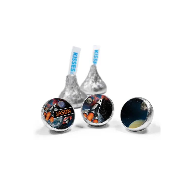 Personalized Birthday Space Blast Hershey's Kisses