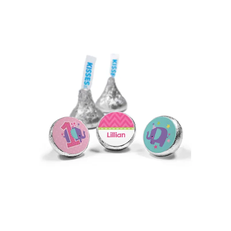 Personalized Birthday Elephant Hershey's Kisses